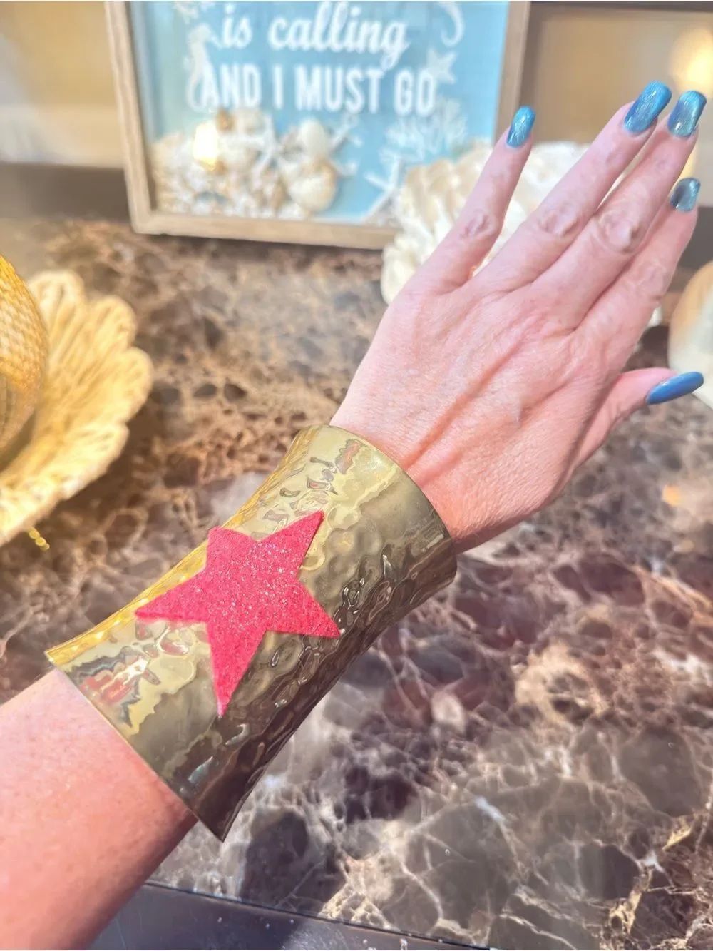 Wonder Woman Inspired Cuff Wristband